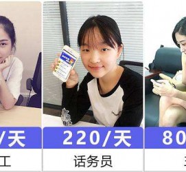 惠东关于斗米兼职上的模特雇用的信息