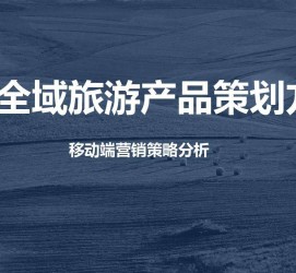 惠东旅游方案(旅游方案策划书模板)